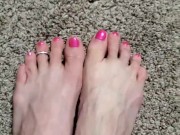 On the Floor and Ready to Suck Gia Love's Toes