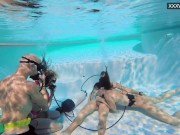 Couple filming couple fucking in the pool 15/16