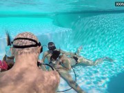 Couple filming couple fucking in the pool 16/16