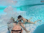 Couple filming couple fucking in the pool 8/16