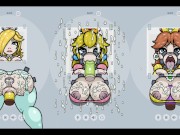 Fapwall [Weird Hentai game] Rosalina Peach and Daisy gets the best gangbang of their life without Ma 14/16