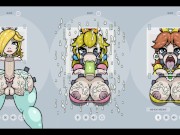 Fapwall [Weird Hentai game] Rosalina Peach and Daisy gets the best gangbang of their life without Ma 15/16