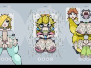 Fapwall [Weird Hentai game] Rosalina Peach and Daisy gets the best gangbang of their life without Ma 16/16