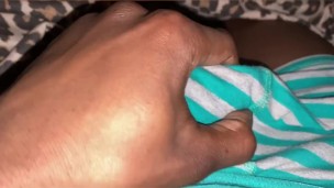 Touching my cock 