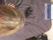 Blonde slave girl anal hooked and machine dildo fucked by Daddy | Snapchat Tales 15/16