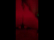 Amazing ass in your face while she rides reverse cowgirl 2/16