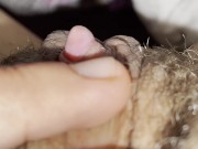 Big Fat Erected Clit Play Until I Cum Close Up - Screenshot 1 of 16 - HD