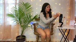 ASMR Leg Dry brushing, Massage, Oil | Self Care tease