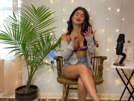 ASMR Leg Dry brushing, Massage, Oil | Self Care tease