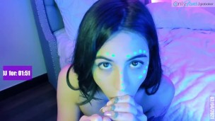 Gia_Baker Neon Blow Job