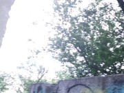 I cum in her mouth to the sound of rain in a public place - lesbian_illusion 1/16