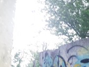 I cum in her mouth to the sound of rain in a public place - lesbian_illusion 14/16