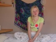 Anna Mai rides herself to the climax 5/16