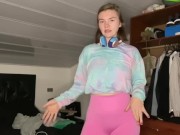 Pee desperation! Girlfriend pisses her pants for you! POV 5/16
