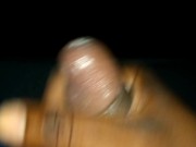 Big black cock lotion action