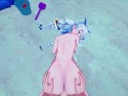 Kiana Kaslana POV fucked, cum on her stomach then doggystyle. Honkai Impact 3 Hentai. 11/16