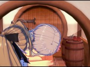 Isuzu Sento carries Muse and fucks her with a strapon - Amagi Brilliant Park Hentai. 15/16