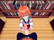 Takanashi Kiara gives you a blowjob then you mouth fuck her from your POV - Hololive Hentai. 3/16