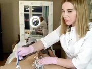 I put a huge man in the doggie position to shave his ass 5/16