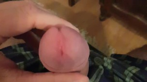 Wanking a COCK THICK AS A LEG till i CUM