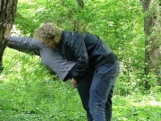 Hot teen couple explores a heavenly island, makes wild, passionate sex in the forest and get caught 4/16