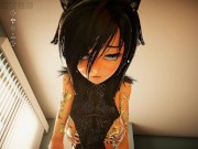 Our appartment [Hentai SFM game] Ep.3 cowgirl sex with a cute werewolf magic girl 13/16