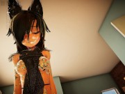 Our appartment [Hentai SFM game] Ep.3 cowgirl sex with a cute werewolf magic girl 16/16