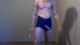 Trying Clothes; Playing, Dressing And Undressing - dark boxer briefs pt 6