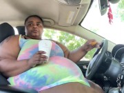 Ssbbw Stuffed Belly Stuffed N Car