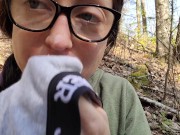 Using His Underwear to Clean up 8/16