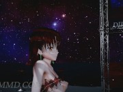 MMD R18 Misaka Ver5.6 - Twice - I Can't Stop Me Beach Stage 1296 16/16