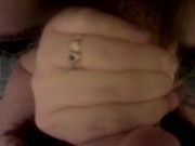 FPOV quickie blow job, cum in mouth 12/16