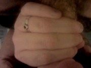 FPOV quickie blow job, cum in mouth 6/16