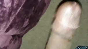 Big Black Cock leaking precum