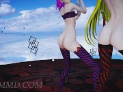 MMDR18 Misaki with Misaka sisters - Sistar - Shake It - 1310 14/16