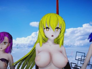 MMDR18 Misaki with Misaka sisters – Sistar – Shake It – 1310