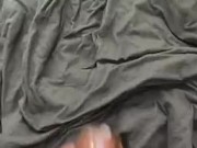 Horny BBC first nut of the day