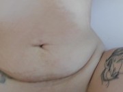 Tattooed Curvy Milf with Glasses and Big Tits fucked hard in Bed POV 4/16