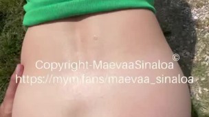 Maevaa Sinaloa - Dogging foda pública e creampie oral