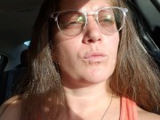 Driving down a bumpy country road with my tits bouncing 16/16