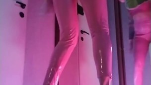 Latex Fetish Katrix posing and dancing with highheels PMV