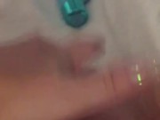 Sneaked into my step sisters room and fucked my pussy with her dildo & panties