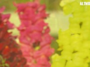 PINK DILDO FOR SMOKING HOT BLONDE USED BY HER LESBIAN BABE 12/16