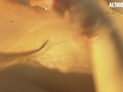 PINK DILDO FOR SMOKING HOT BLONDE USED BY HER LESBIAN BABE 8/16