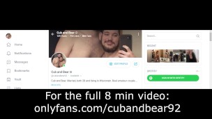 Fucking My Bear and Jerking Off (Preview)