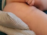 Slut fucks her ass with vibrator 