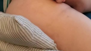 Slut fucks her ass with vibrator 