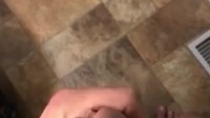 Max POV with his Monster White Cock HUGE CUMSHOT