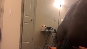 Mr. Hankey L Seahorse Dildo! Straight black man rides huge monster toy for 1st time!