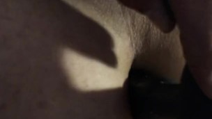 Poor guy is locked in a chastity so he uses a rotating prostate massager for some pleasure